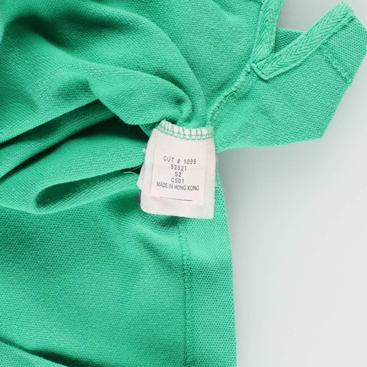 1990'S Patagonia 52821S2 Short Sleeve Polo Shirt, Men's Size XL (Equivalent), Vintage cotton Emerald green Vintage Second Hand