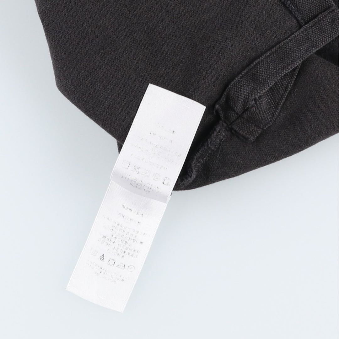 Ralph Lauren POLO by Ralph Lauren short sleeve polo shirt, men's XL size cotton black type Vintage Second Hand