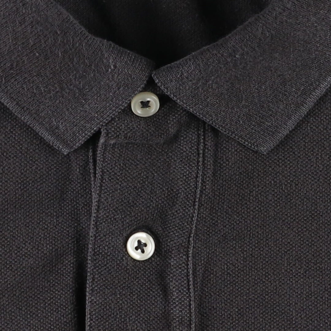 Ralph Lauren POLO by Ralph Lauren short sleeve polo shirt, men's XL size cotton black type Vintage Second Hand