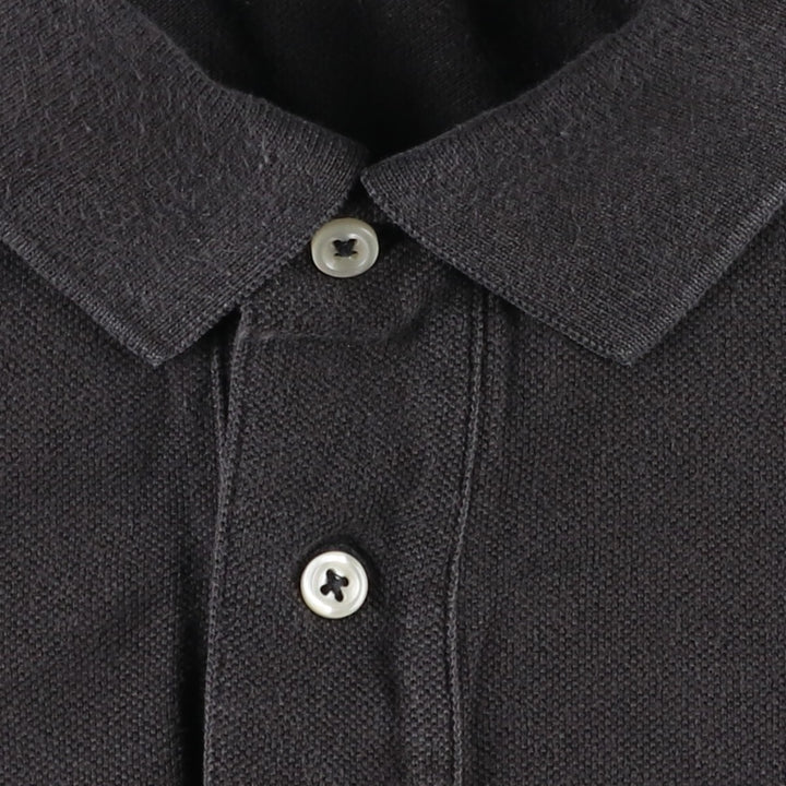 Ralph Lauren POLO by Ralph Lauren short sleeve polo shirt, men's XL size cotton black type Vintage Second Hand