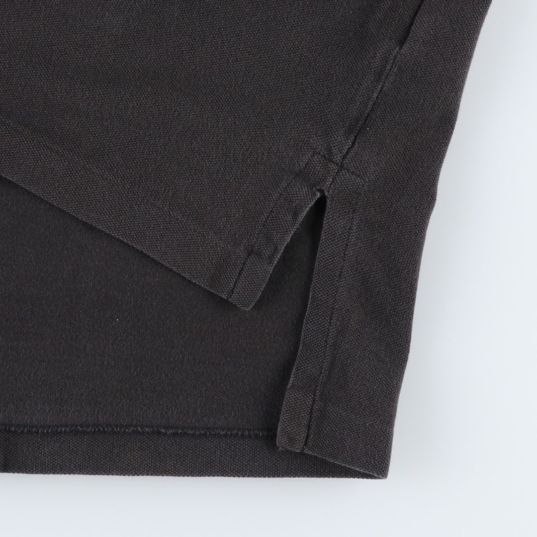 Ralph Lauren POLO by Ralph Lauren short sleeve polo shirt, men's XL size cotton black type Vintage Second Hand