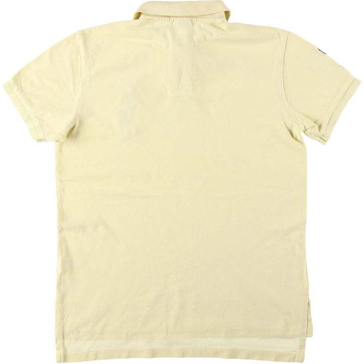Ralph Lauren POLO by Ralph Lauren CUSTOM FIT Big Pony Short Sleeve Polo Shirt Men's M size cotton yellow type Vintage Second Hand