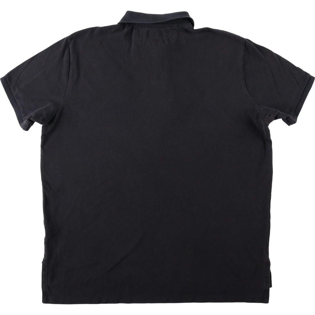 Ralph Lauren POLO RALPH LAUREN CUSTOM FIT short sleeve polo shirt men's XL equivalent cotton black type Vintage Second Hand