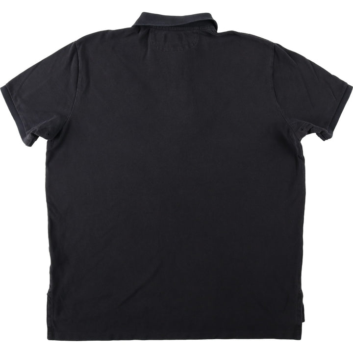 Ralph Lauren POLO RALPH LAUREN CUSTOM FIT short sleeve polo shirt men's XL equivalent cotton black type Vintage Second Hand