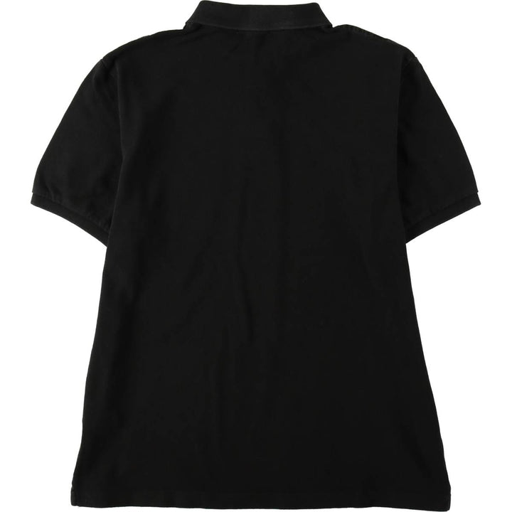 Burberry's BRIT Short-Sleeve Polo Shirt, Men's Size XXL (approx.) cotton black type Vintage Second Hand