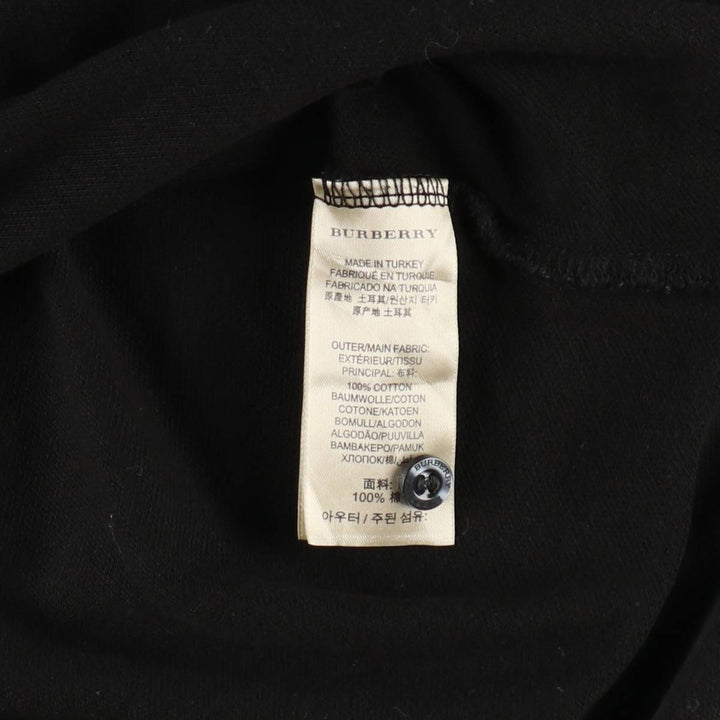 Burberry's BRIT Short-Sleeve Polo Shirt, Men's Size XXL (approx.) cotton black type Vintage Second Hand