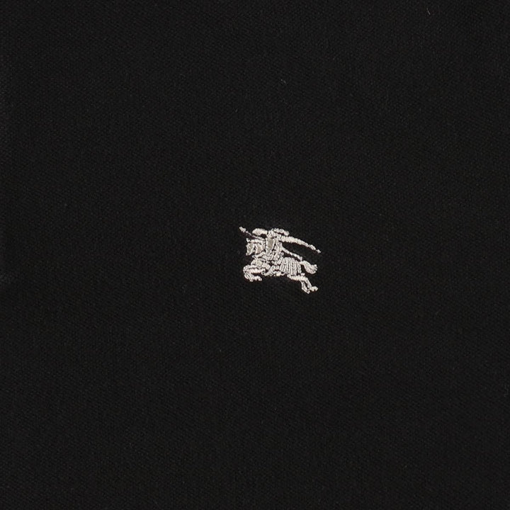 Burberry's BRIT Short-Sleeve Polo Shirt, Men's Size XXL (approx.) cotton black type Vintage Second Hand