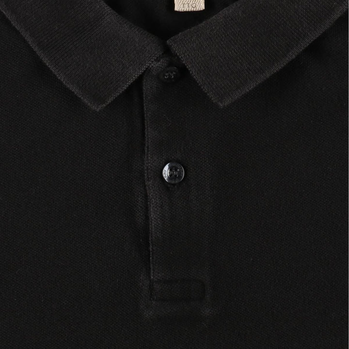 Burberry's BRIT Short-Sleeve Polo Shirt, Men's Size XXL (approx.) cotton black type Vintage Second Hand