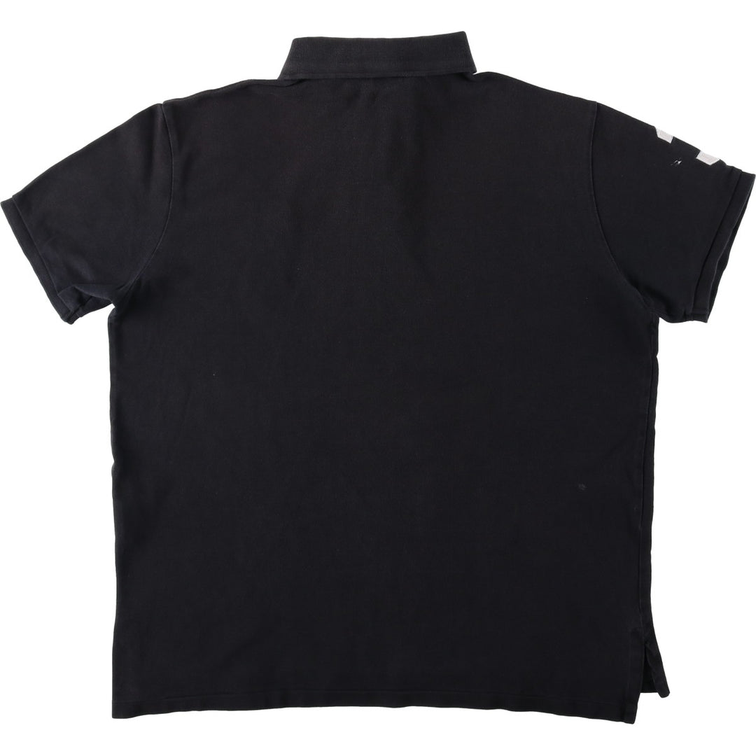 Ralph Lauren POLO by Ralph Lauren CUSTOM FIT Big Pony Short Sleeve Polo Shirt Men's XL cotton black type Vintage Second Hand
