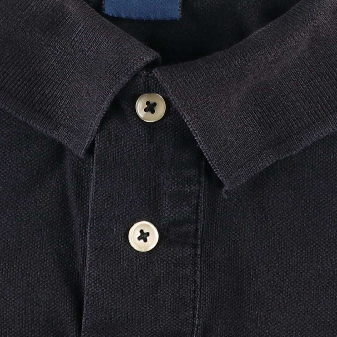 Ralph Lauren POLO by Ralph Lauren CUSTOM FIT Big Pony Short Sleeve Polo Shirt Men's XL cotton black type Vintage Second Hand