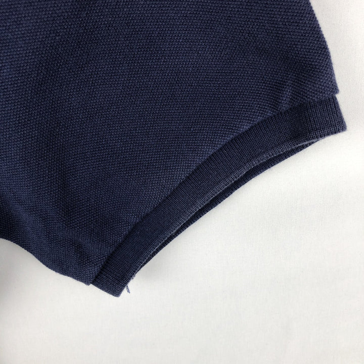 Ralph Lauren POLO by Ralph Lauren CUSTOM FIT Big Pony Short Sleeve Polo Shirt Men's L size cotton navy blue type Vintage Second Hand