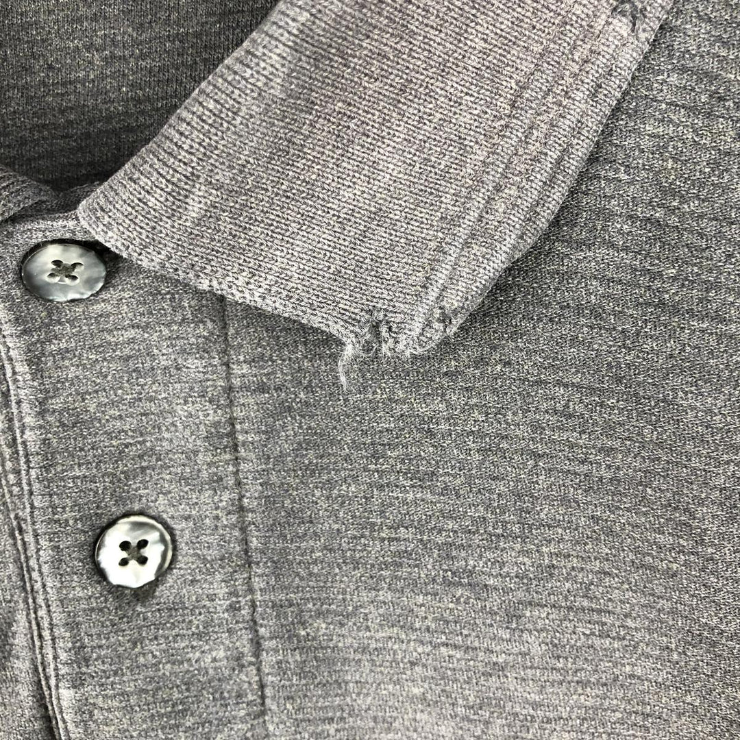 Harley-Davidson Short-Sleeve Polo Shirt, Men's Size XXL (approx.) cotton Charcoal Vintage Second Hand