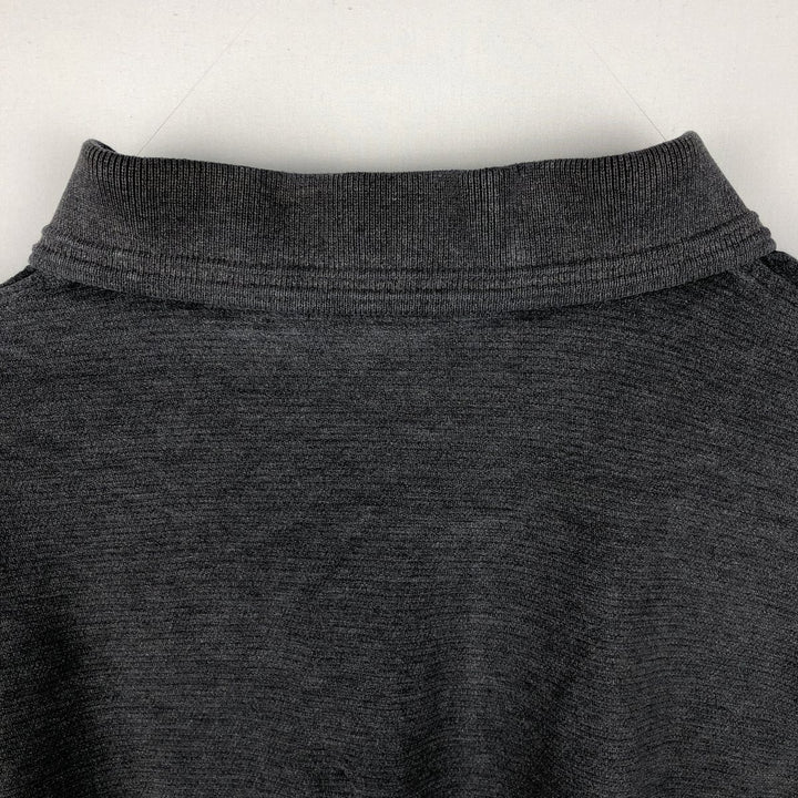 Harley-Davidson Short-Sleeve Polo Shirt, Men's Size XXL (approx.) cotton Charcoal Vintage Second Hand