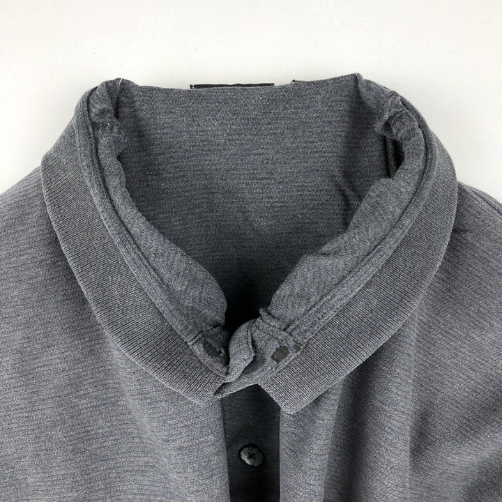 Harley-Davidson Short-Sleeve Polo Shirt, Men's Size XXL (approx.) cotton Charcoal Vintage Second Hand