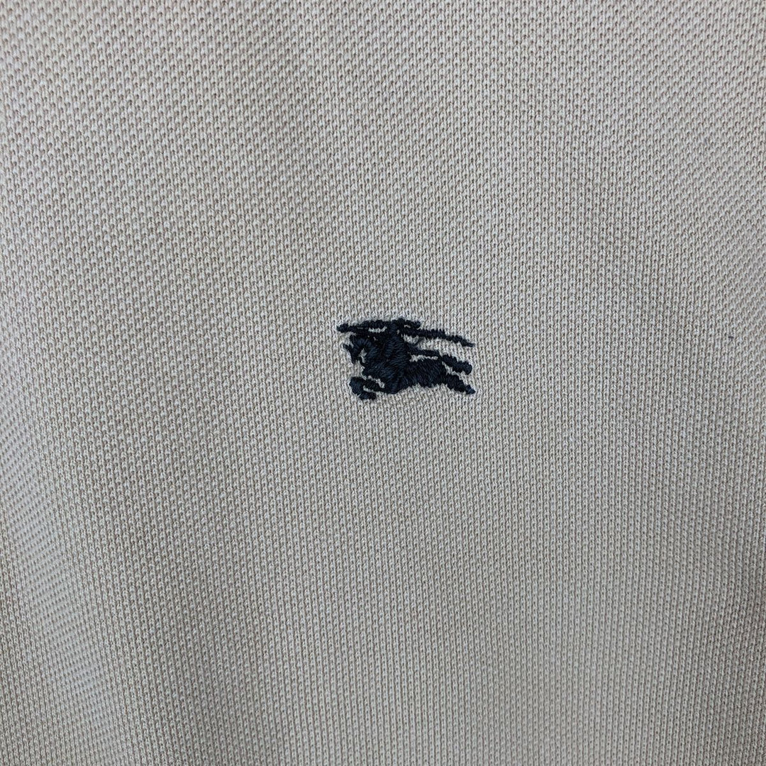Burberry's LONDON short-sleeved polo shirt, men's size L unclear Beige type Vintage Second Hand