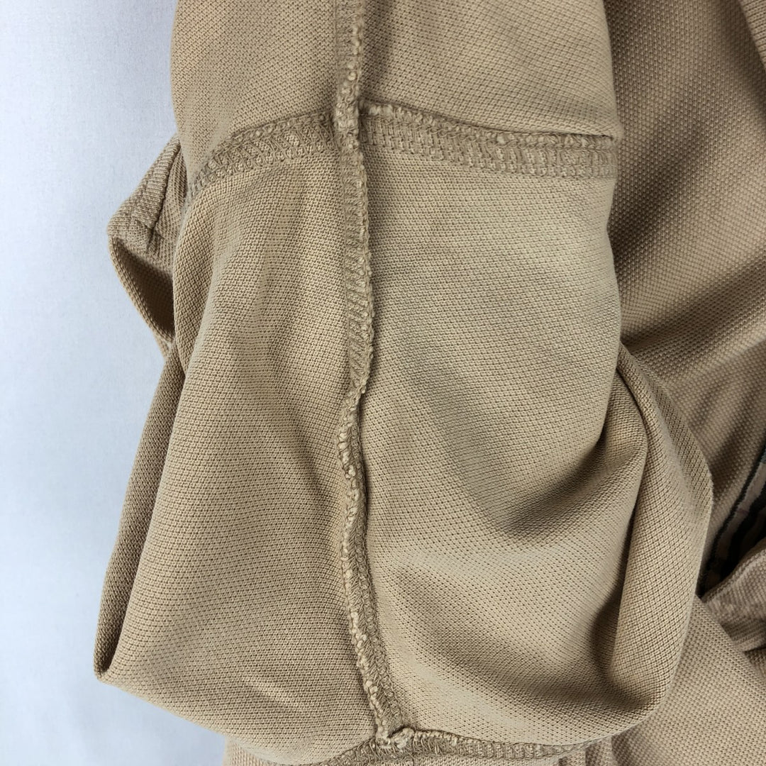 Burberry's LONDON short-sleeved polo shirt, men's size L unclear Beige type Vintage Second Hand
