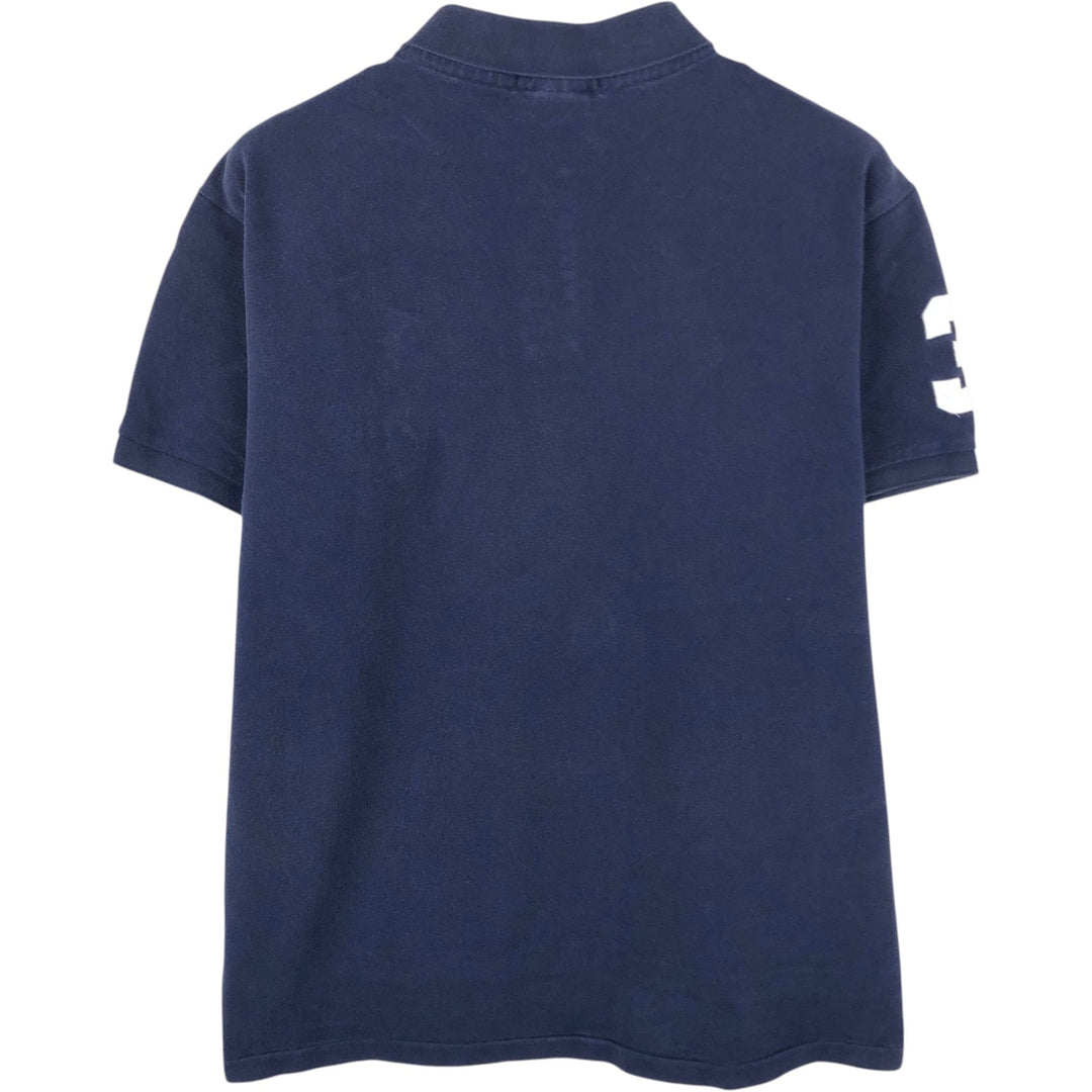 Ralph Lauren POLO by Ralph Lauren Big Pony Short Sleeve Polo Shirt Men's XL cotton navy blue type Vintage Second Hand