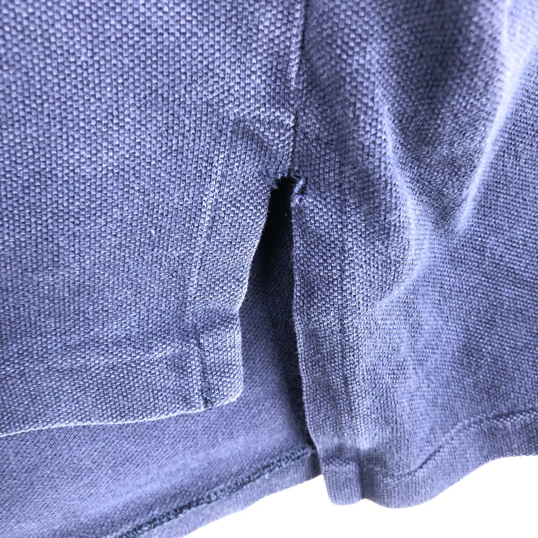 Ralph Lauren POLO by Ralph Lauren Big Pony Short Sleeve Polo Shirt Men's XL cotton navy blue type Vintage Second Hand