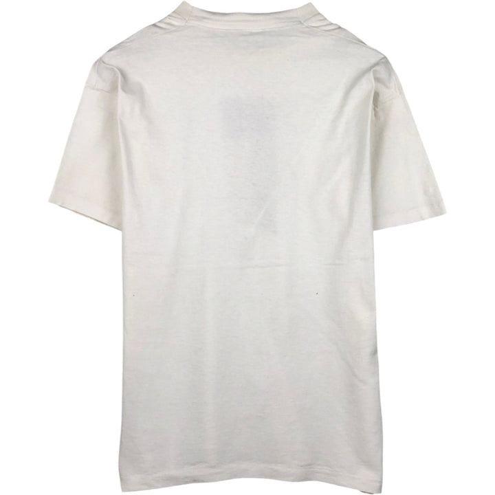 90'S Fruit of the Loom American flag photo t-shirt, made in USA, men's size XL equivalent, vintage. cotton white type Vintage Second Hand