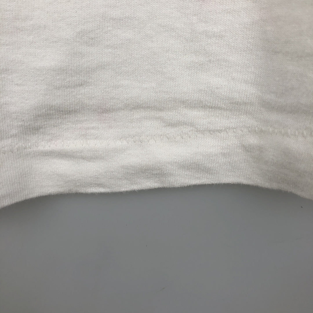 90'S Fruit of the Loom American flag photo t-shirt, made in USA, men's size XL equivalent, vintage. cotton white type Vintage Second Hand