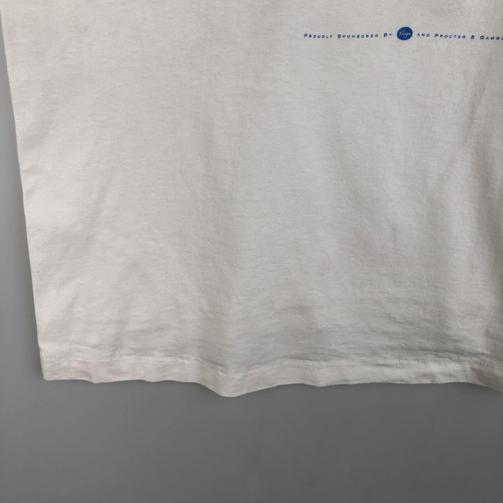 90'S Fruit of the Loom American flag photo t-shirt, made in USA, men's size XL equivalent, vintage. cotton white type Vintage Second Hand