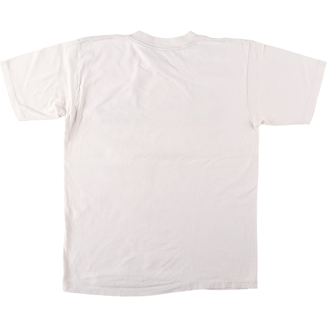 90'S ONEITA POWER-T Printed T-shirt Made in USA Men's L size Vintage cotton white type Vintage Second Hand