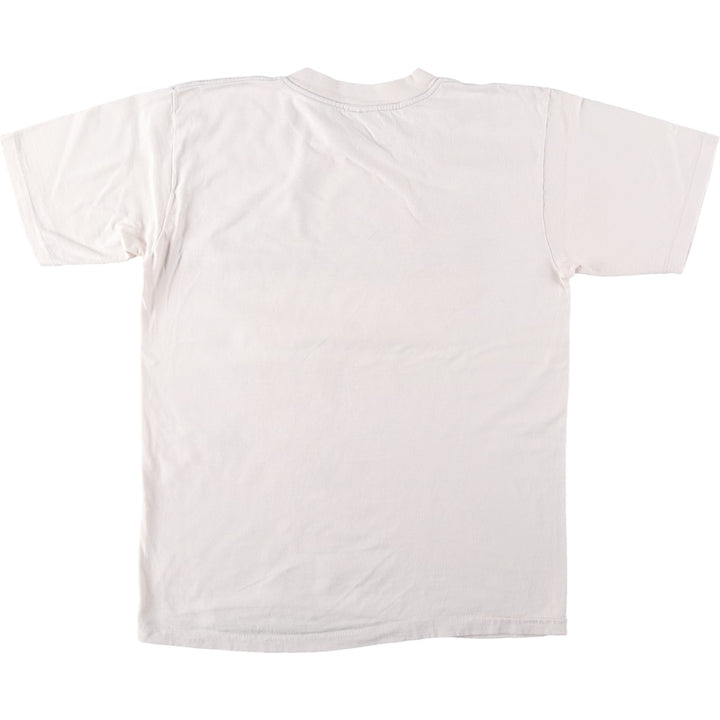 90'S ONEITA POWER-T Printed T-shirt Made in USA Men's L size Vintage cotton white type Vintage Second Hand