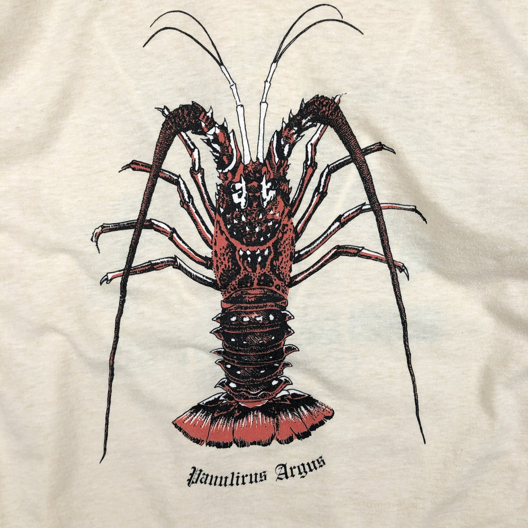 AMERICA Print T-Shirt, Made in USA, Men's XL (approx.) cotton Beige type Vintage Second Hand