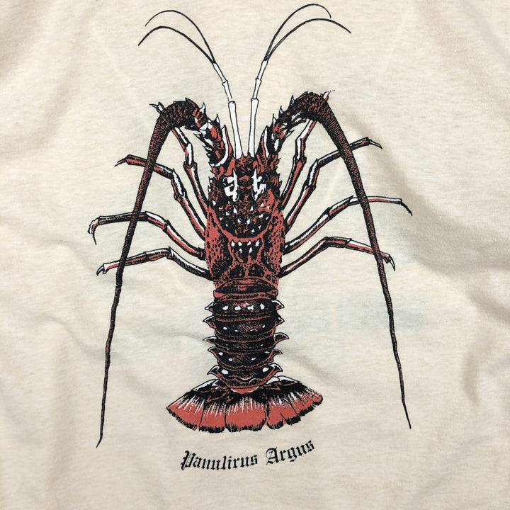 AMERICA Print T-Shirt, Made in USA, Men's XL (approx.) cotton Beige type Vintage Second Hand