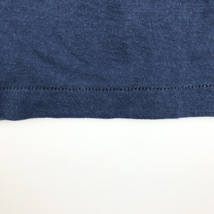 Printed T-shirt, men's size XL unclear navy blue type Vintage Second Hand