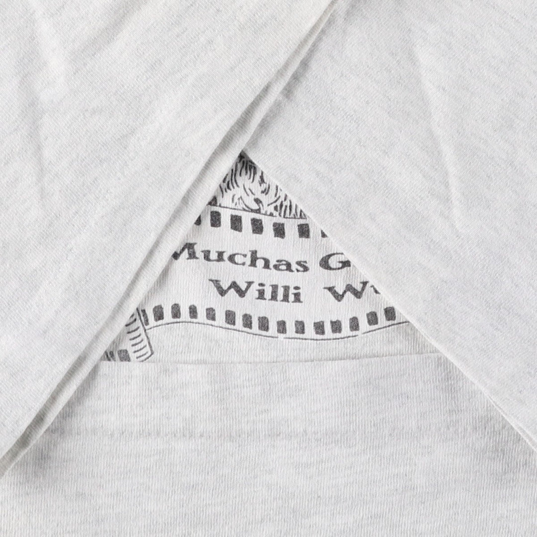 90'S Screen Stars FRUIT OF THE LOOM Print T-Shirt, Men's XL equivalent, Vintage cotton gray type Vintage Second Hand