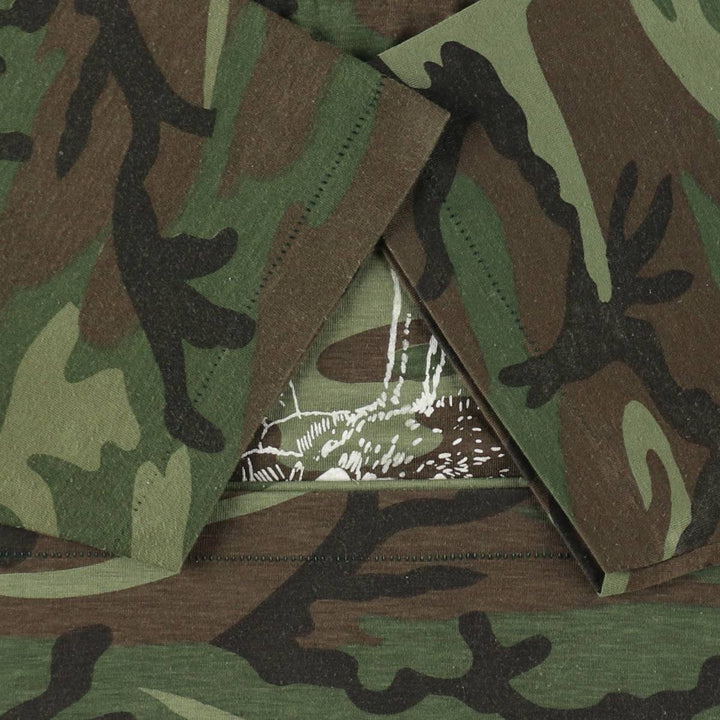 ~90'S Woodland Camo Print T-Shirt, Men's Size M (Equivalent), Vintage unclear Khaki type Vintage Second Hand