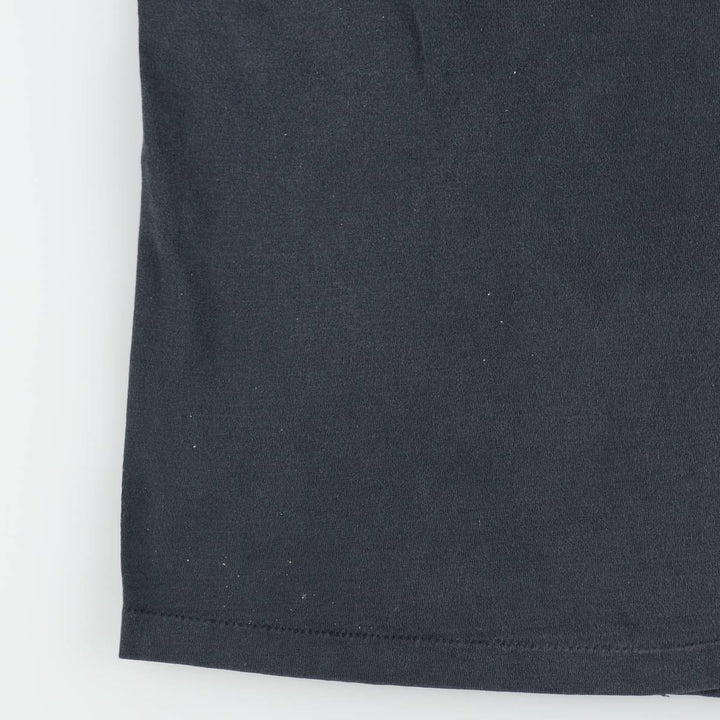 90'S Tee Jays SOF TEE Print T-Shirt, Made in USA, Men's Size L (Equivalent), Vintage cotton black type Vintage Second Hand