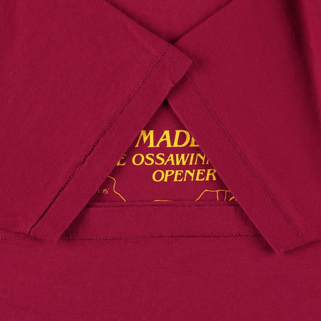 90'S Fruit of the Loom Best Printed T-shirt, Made in USA, Men's XL, Vintage cotton red type Vintage Second Hand