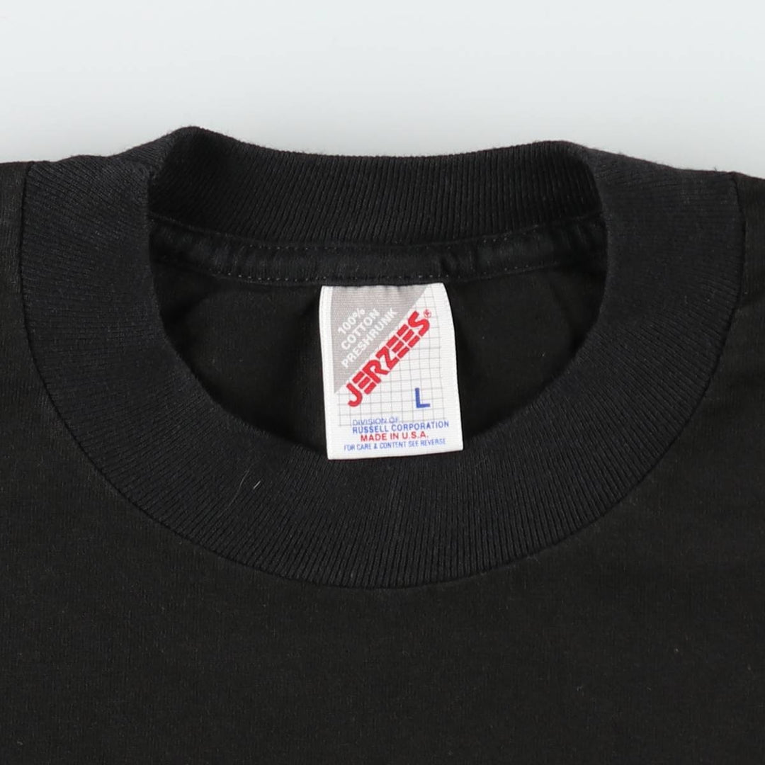 80s-90'S Jerzees Maxine Print T-Shirt, Made in USA, Men's Size L (approx.), Vintage cotton black type Vintage Second Hand