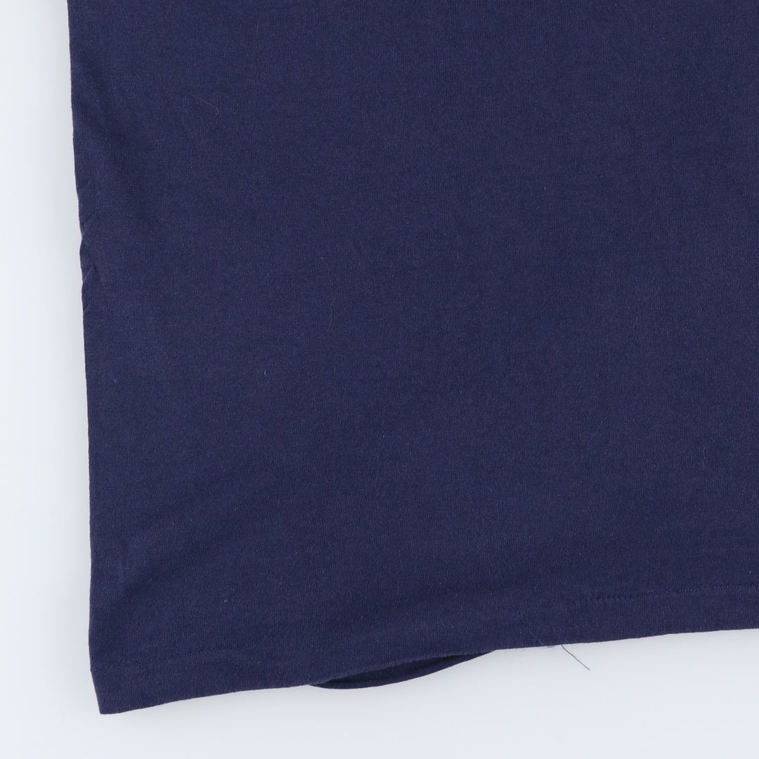~90'S SIGNAL NYS TAX DEPT BUG ATTACK New York State Tax Department Bug Attack Print T-Shirt Made in USA Men's L equivalent cotton navy blue type Vintage Second Hand