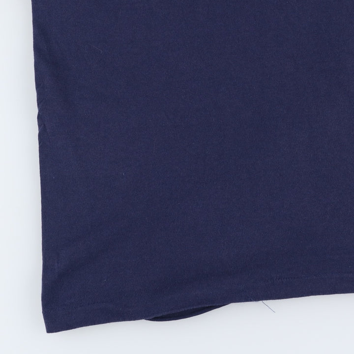 ~90'S SIGNAL NYS TAX DEPT BUG ATTACK New York State Tax Department Bug Attack Print T-Shirt Made in USA Men's L equivalent cotton navy blue type Vintage Second Hand