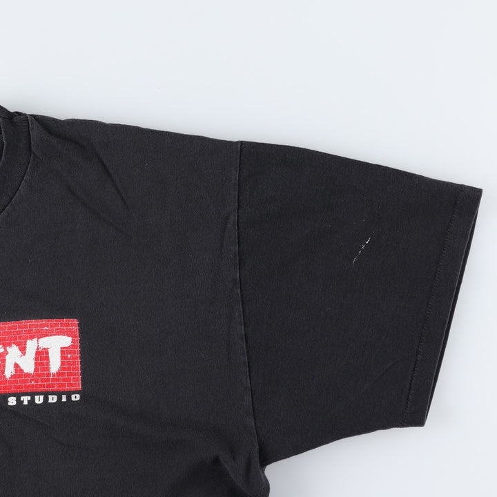 90'S Hanes Heavyweight Print T-Shirt, Men's Size XL cotton black type Vintage Second Hand