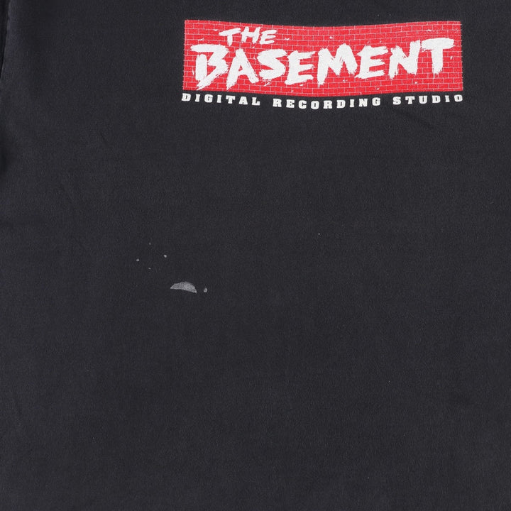 90'S Hanes Heavyweight Print T-Shirt, Men's Size XL cotton black type Vintage Second Hand