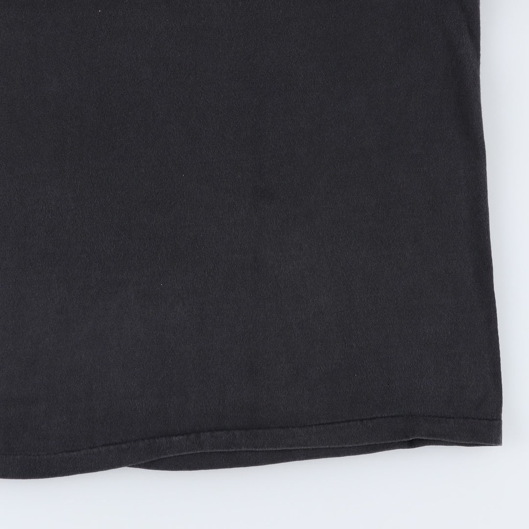 90'S Hanes Heavyweight Print T-Shirt, Men's Size XL cotton black type Vintage Second Hand