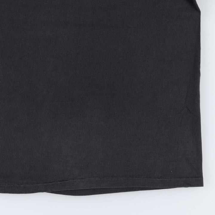 90'S Hanes Heavyweight Print T-Shirt, Men's Size XL cotton black type Vintage Second Hand