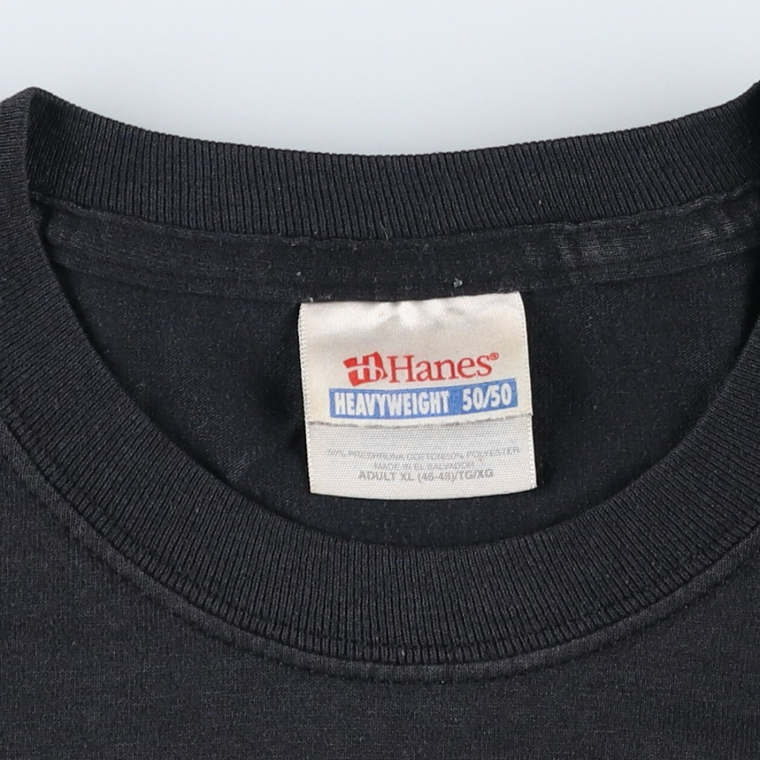 Hanes HEAVYWEIGHT 50 cotton black type Vintage Second Hand