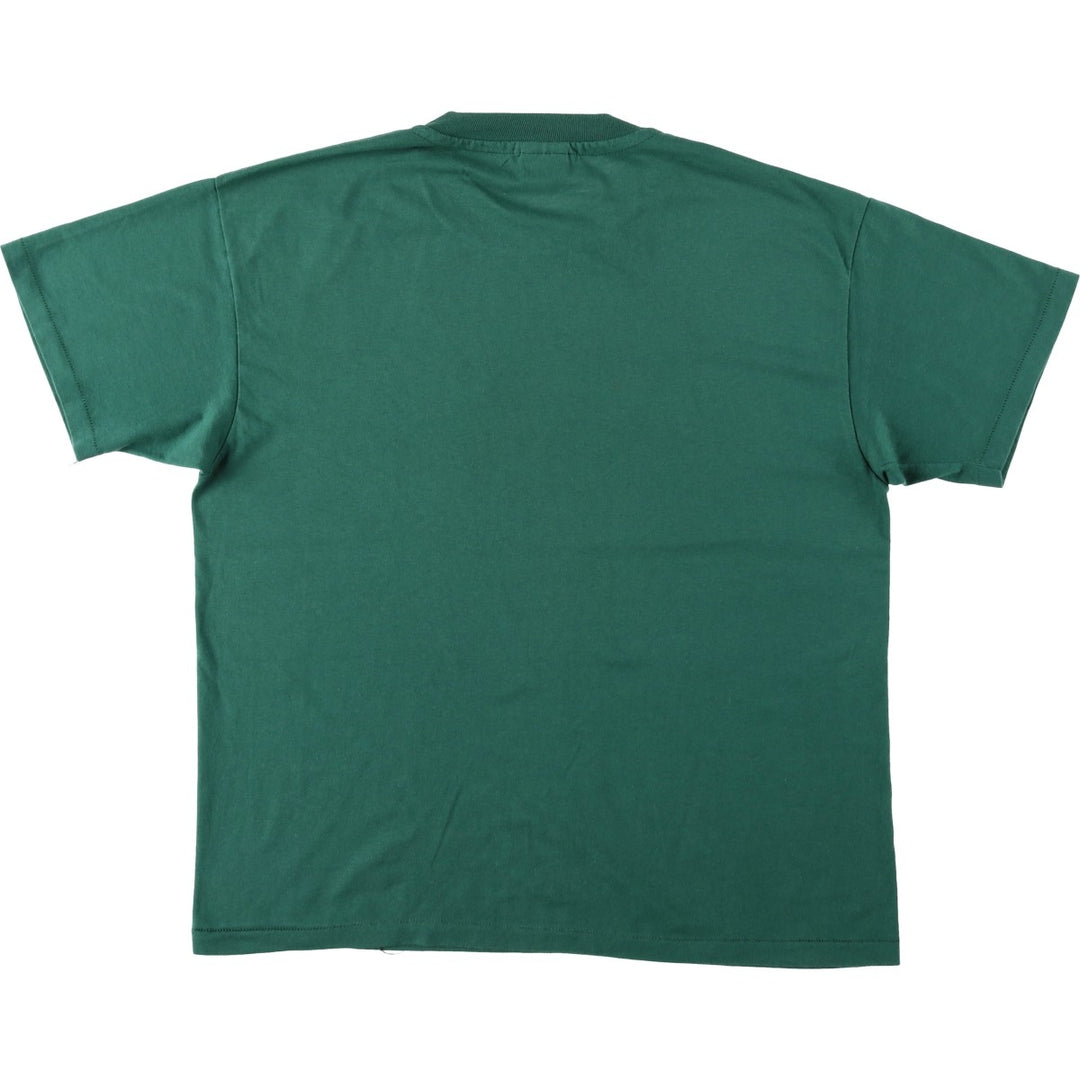 90'S Hanes HEAVYWEIGHT 50 cotton green type Vintage Second Hand