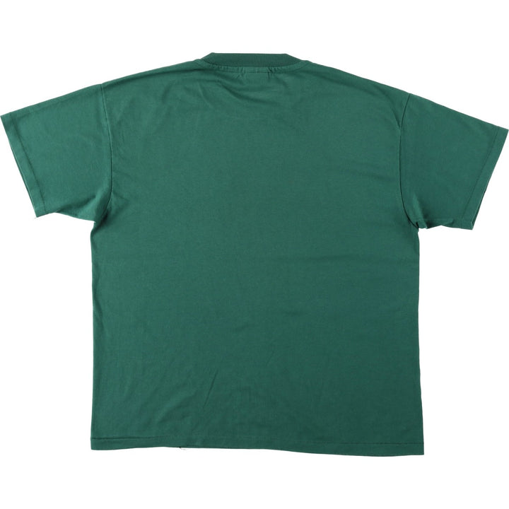 90'S Hanes HEAVYWEIGHT 50 cotton green type Vintage Second Hand
