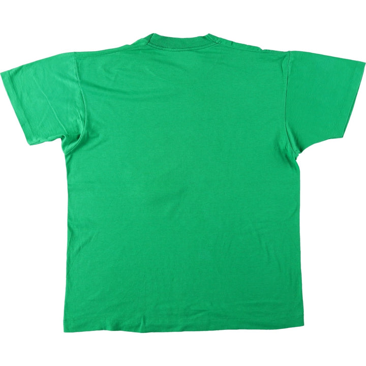 Vintage 1980'S Screen Stars print T-shirt, Made in USA, Men's XL cotton green type Vintage Second Hand