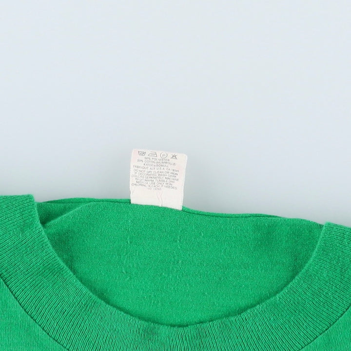 Vintage 1980'S Screen Stars print T-shirt, Made in USA, Men's XL cotton green type Vintage Second Hand