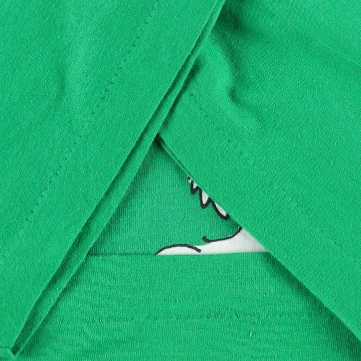 Vintage 1980'S Screen Stars print T-shirt, Made in USA, Men's XL cotton green type Vintage Second Hand