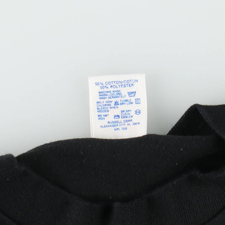 80s-90'S Jerzees Print T-Shirt, Made in USA, Men's Size M (approx.), Vintage cotton black type Vintage Second Hand