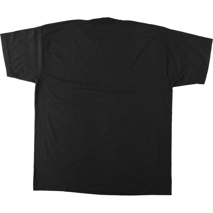 90'S Fruit of the Loom Best Printed T-shirt, Made in USA, Men's XL, Vintage cotton black type Vintage Second Hand