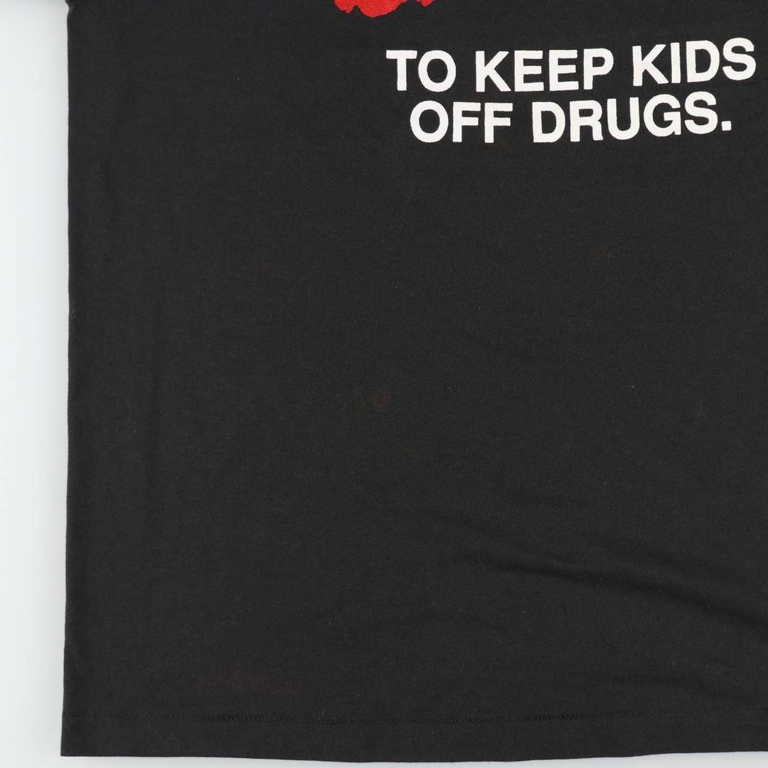 90'S Fruit of the Loom Best Printed T-shirt, Made in USA, Men's XL, Vintage cotton black type Vintage Second Hand